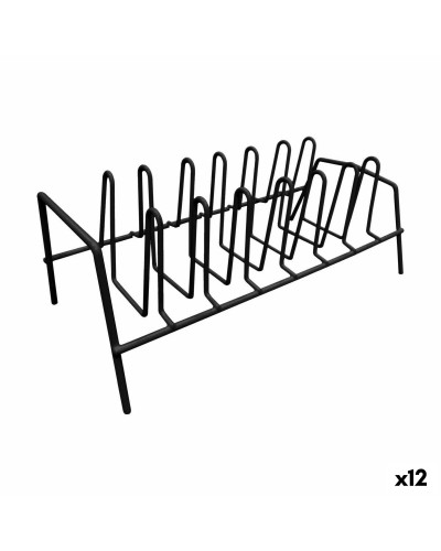 Pfannen-Organizer Confortime Schwarz 35,8 x 17,2 x 13,4 cm (12 Stück)