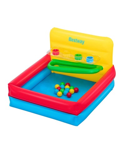 Uppblåsbar plaskpool för barn Bestway Sort'N Play 94 x 104 x 61 cm