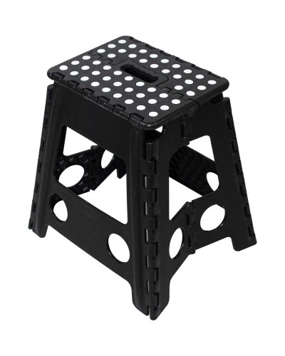 Marbueno Sgabello Pieghevole Plastica - 39cm - Giardino/Casa - Colori Assortiti
