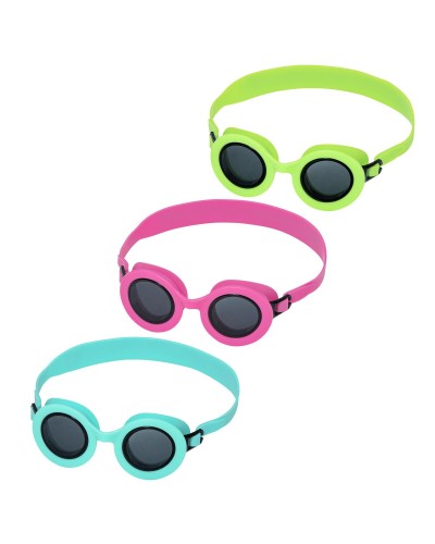 Bestway Lunettes de Natation Enfant Gafa Junior : Silicone Antibuée +3 Ans - Couleurs Assorties
