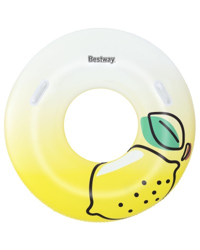 Bestway Dschungel Schwimmreifen D114cm - Griffe, +12 Jahre - Pool/Strand
