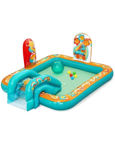 Bestway Piscina Hinchable Hippie 193x152x74 cm - Parque Infantil +2 Años
