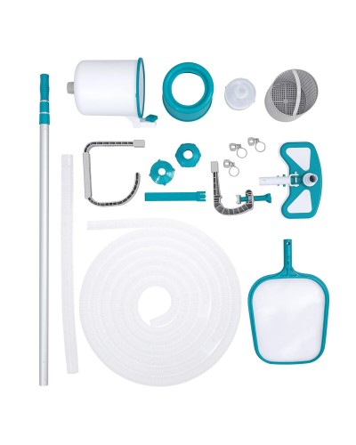 Bestway Kit d'Entretien Piscine Conex 279cm + Pompe de Filtration - Nettoyage Piscine
