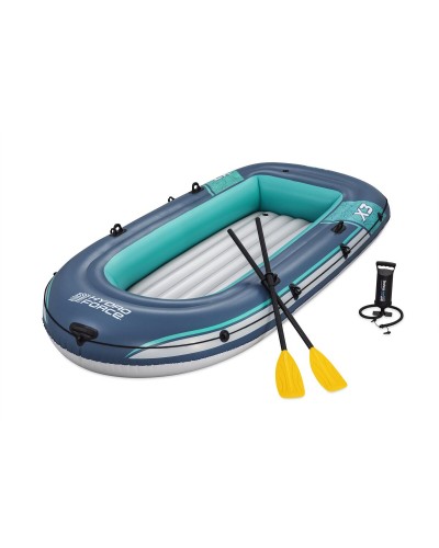 Bestway Trek X3 Barca Gonfiabile 294x137cm - Set Completo Ocio - Mare/Lago
