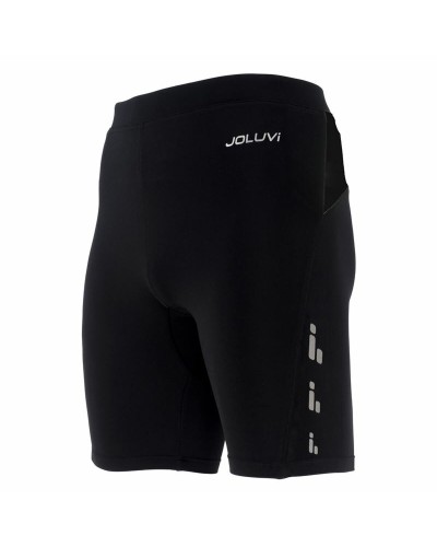 Joluvi Leggings Deportivos Hombre Profit Negro - Transpirables & Rendimiento
