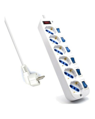 Ewent EW3932 Multipresa 6 Prese 5M con Interruttore - 3500W

