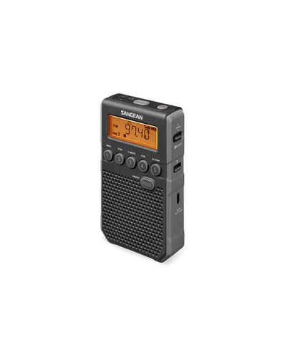 Sangean DT-800 Digitales AM/FM-Taschenradio Schwarz - Kompakt und Leicht
