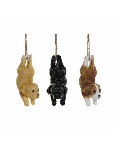 Decoratieve figuren DKD Home Decor Hars Hond (9 x 10.5 x 20 cm) (3 pcs)