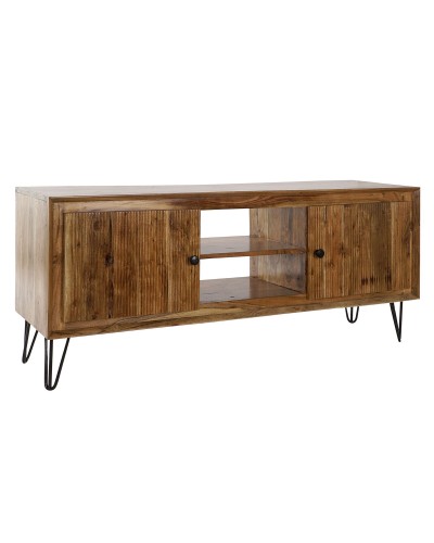 TV furniture DKD Home Decor Brown Black Light brown 145 x 42 x 61 cm 145 x 40 x 60 cm