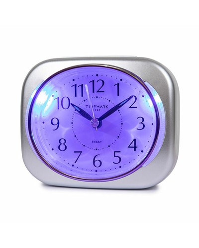 Analoger Wecker Timemark 10 x 8,5 x 4 cm Silberfarben Klassich
