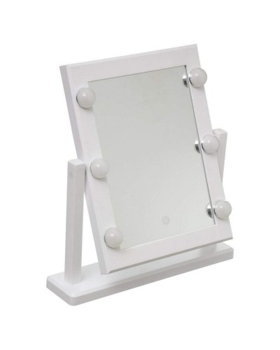 Specchio LED Touch da Tavolo 5five Hollywood Bianco 37 x 9 x 40,5 cm