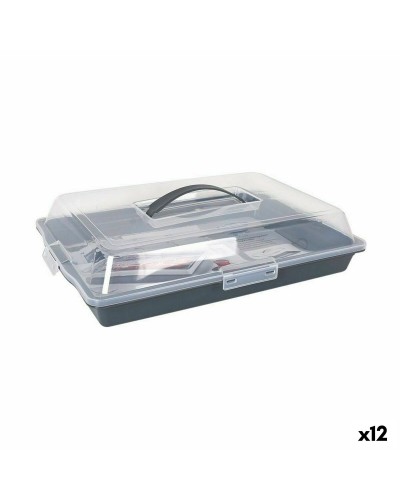 Lunch box Dem With handle 44 x 30 x 10 cm (12 Units)