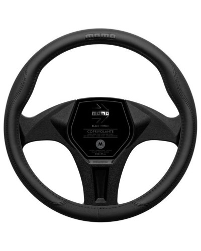 Momo Coprivolante COMBE Nero/Grigio Ø 38-39cm - Presa Sicura
