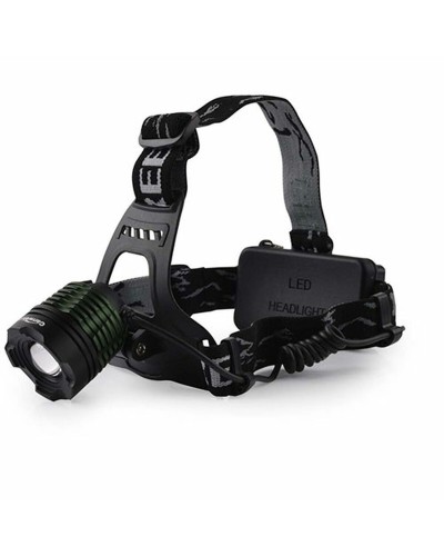 TM Electron Linterna Frontal LED 10W Negra - Potente y Ligera
