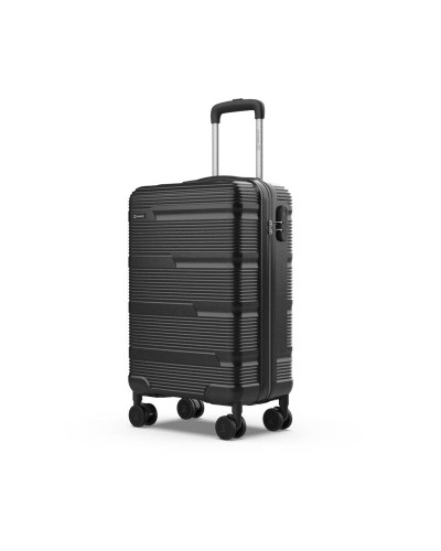 Numada Handgepäck Schwarz 55x20x40 cm - Leichter Kabinen-Trolley
