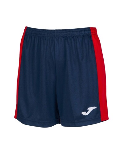 Joma Maxi Pantaloncini Donna Sportivi Rossi/Blu - Running & Training
