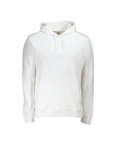 Joma Beta Men's White Hooded Sweatshirt - Casual & Training
