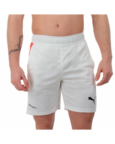 Puma Individual Men's White Sports Shorts - Performance & Comfort
