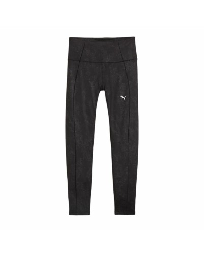 Sportleggings voor Dames Puma Studio Hw 7/8 Aop Zwart