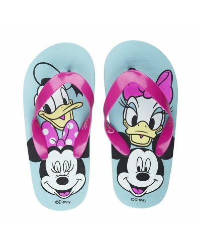 Zapatillas Niño Minnie Mouse Azul - Cómodas y Antideslizantes

