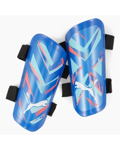 Puma Ultra Light Strap Azure - Lightweight Soccer Shin Guards
