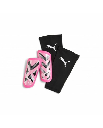 Puma Ultra Light Sleeve Pink - Lightweight Football Shin Guards
