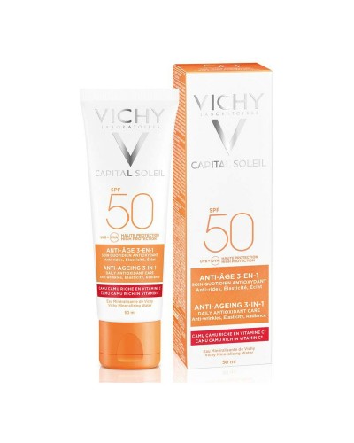 Vichy Protection Solaire Visage SPF50 Anti-âge 3en1 VCH00115
