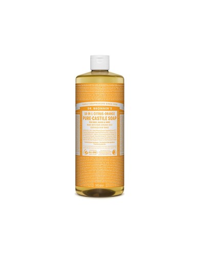 Nestesaippua Dr Bronner's 18 in 1 Citrus Orange 945 ml