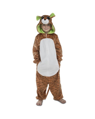 Costume per Bambini My Other Me Big Eyes Tigre 10-12 Anni Bianco