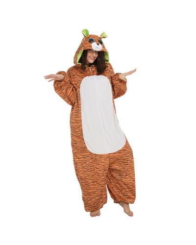 Costume for Adults My Other Me Big Eyes Tiger One size