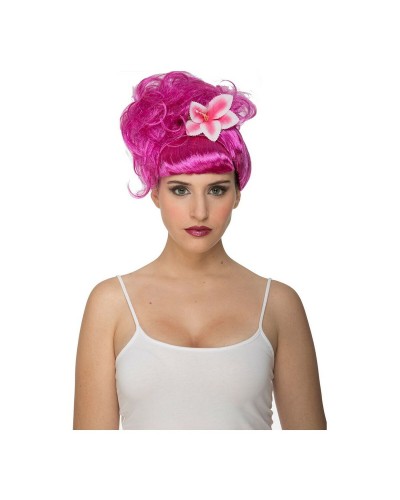 Pruik My Other Me Bloem Roze