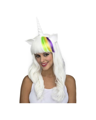 Perruques My Other Me Blanc Licorne
