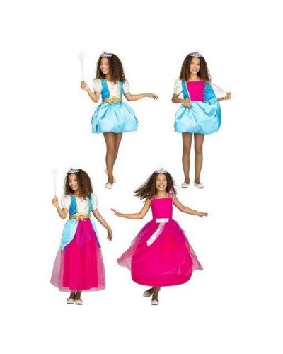 Disfraz para Niños My Other Me Princesa 7-9 Años Azul 2 en 1 Corpiño