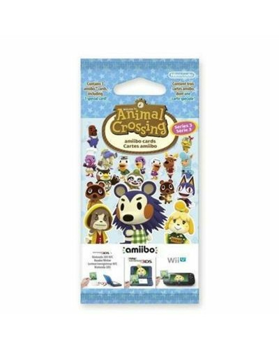 Interaktiv leksak Nintendo Animal Crossing amiibo Cards Triple Pack - Series 3 Pack 3 Delar
