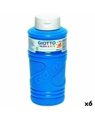 Fingerfärg Giotto Blå 750 ml (6 antal)