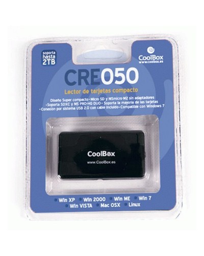 Card Reader CoolBox CRCOOCRE050 Black