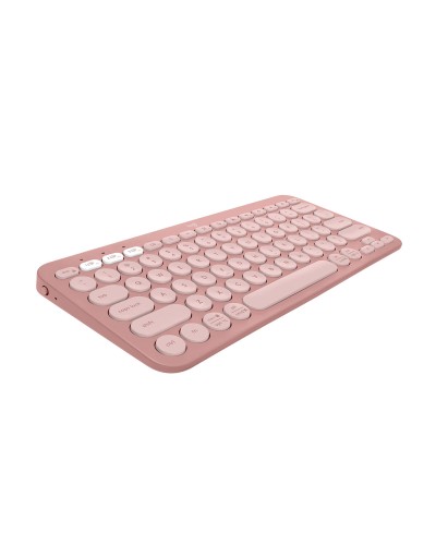 Teclado Inalámbrico Logitech K380s Rosa Qwerty Español