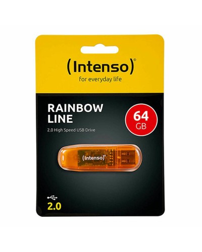 USB stick INTENSO 3502490 USB 2.0 64 GB Oranje 64 GB DDR3 SDRAM
