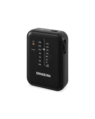 Radio Portatile Sangean Nero AM/FM