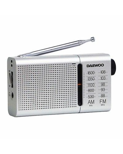 Transistoriradio Daewoo Musta AM/FM
