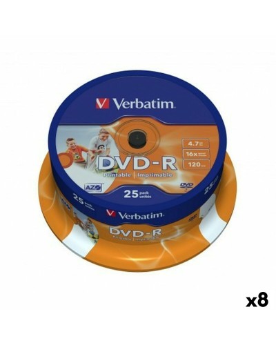 DVD-R Verbatim 4,7 GB 16x (8 Stück)