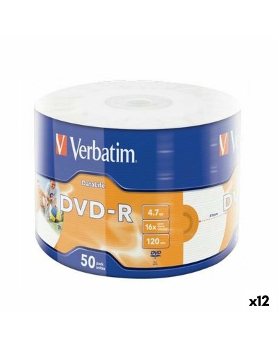 DVD-R Verbatim 4,7 GB 16x (12 Unidades)