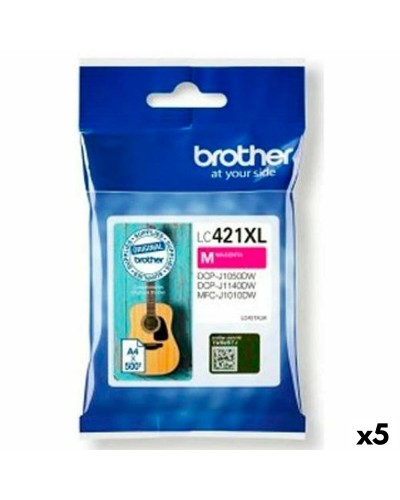 Original Ink Cartridge Brother MFC-J1010DW / DCP-J1050DW Magenta (5 Units)