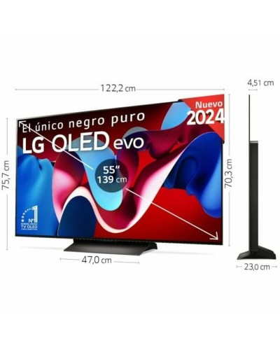 TV intelligente LG OLED55C44LA 55" 4K Ultra HD HDR OLED (Reconditionné A)