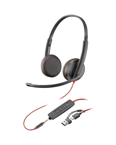 Casque Poly 8X229AA Noir