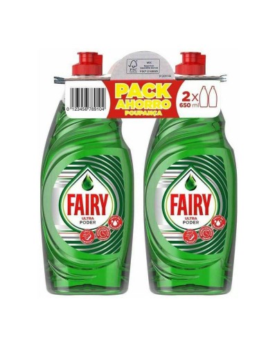 Liquide vaisselle Fairy, lot de 1,3 litre (2 x 650 ml)
