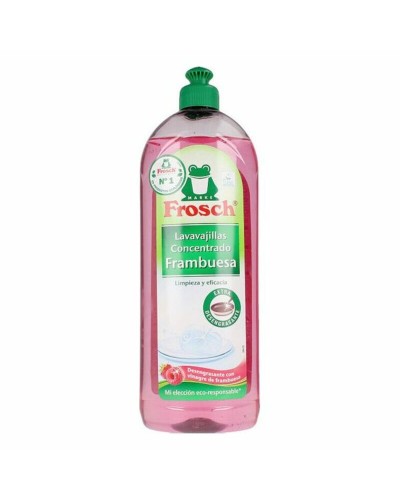 Frosch Geschirrspülmittel Himbeere, 750 ml - Entfettet und duftet
