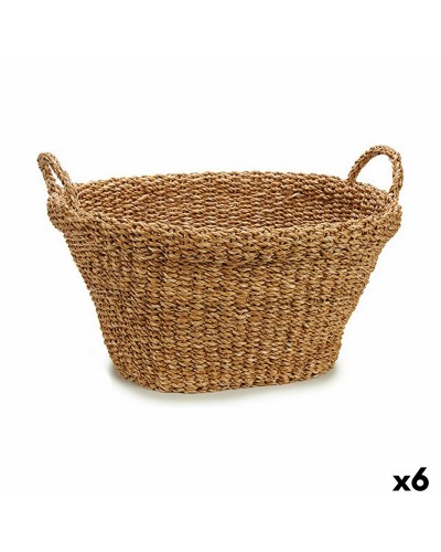 Panier Avec des poignées Marron 32 L 58 x 27 x 52 cm (6 Unités)