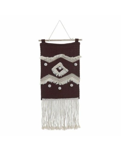 DKD Home Decor | Décoration Murale Bohème Rouge | 45 x 2 x 115 cm | Élégance et Confort
