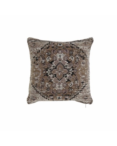 Kudde DKD Home Decor Plast Vit Brun Svart Rektangulär Fyrkantig Arab 45 x 12 x 45 cm